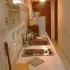 Kitchen at Melody Hostel in Rome Italy