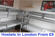 London Hostels from £9