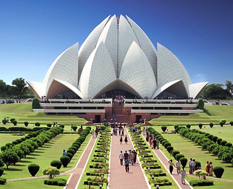 Lotus Temple New Delhi - Travel to New Delhi - New Delhi Holiday - Hostels247.com New Delhi Travel Blog
