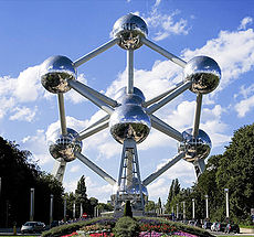 Atomium in Brussels Belgium